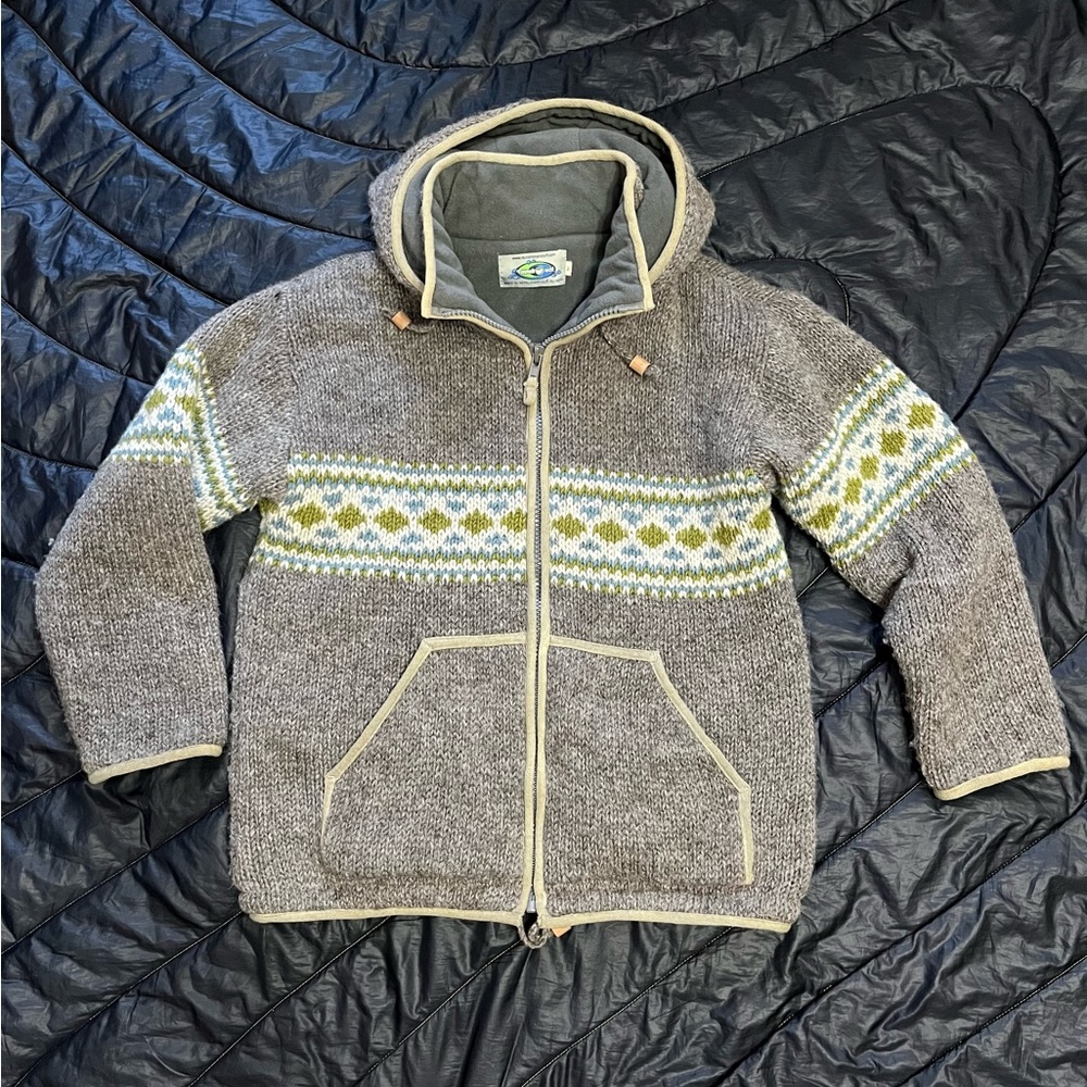 Laundromat | Men’s Wool Sweater Jacket | Size M